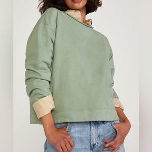 COZECO by Whitney Port Rolled Neck Sweatshirt